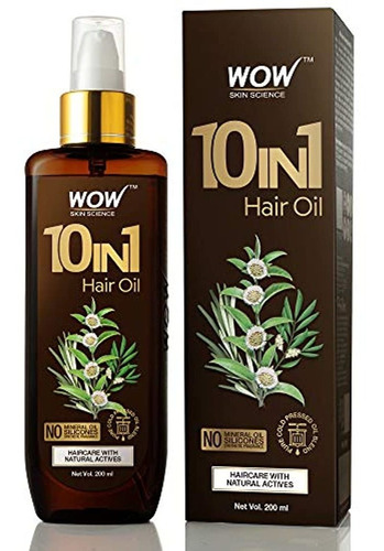 Wow Hair Oil  Reduce La Pérdida De Cabello, Puntas Abiertas