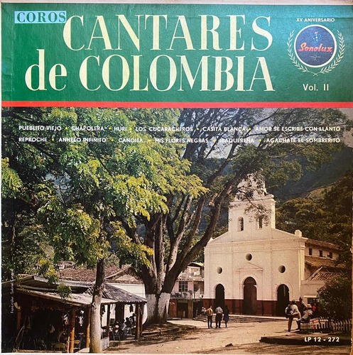 Disco Lp - Cantares De Colombia / Coros De Colombia Vol. 2.