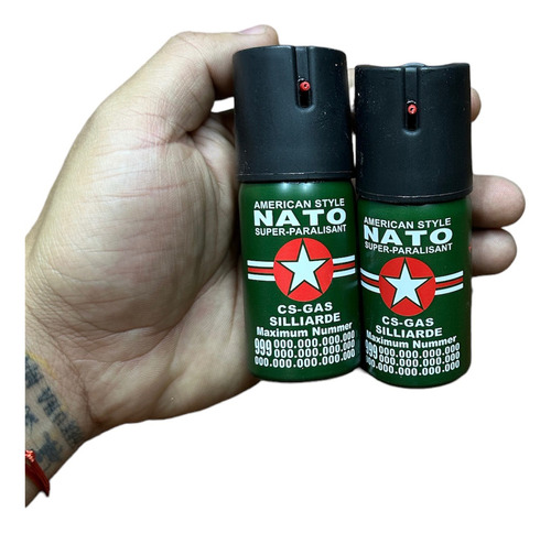 Gas Pimienta Spray Llavero Defensa Personal Nato Llavero X 3
