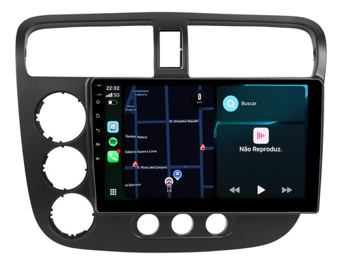 Multimidia Civic 2001 2002 2003 2004 2005 Android 14 4gb 9p