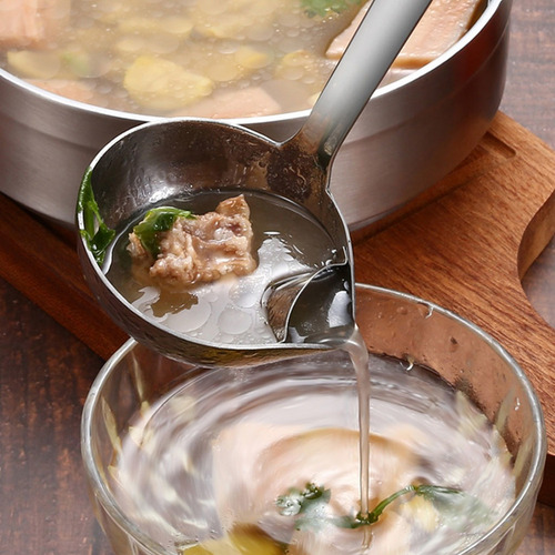 Cucharones Separadores De Aceite De Sopa De Acero Inoxidable