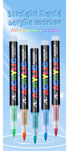 Plumones Acrilicos Gran Capacidad Marcadores Diy 24 Colores