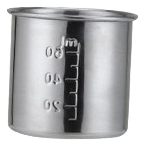 Vaso Graduado For Medicinas, Vaso De Acero Inoxidable 60 Ml