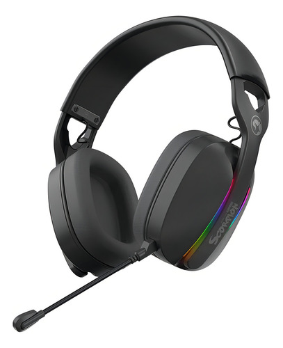 Fones de ouvido para jogos com fio/sem fio Marvo HG9086w, cor preta