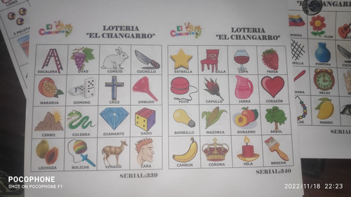 Bingo Tradicional De 100 Cartones Y Sus Fichas 