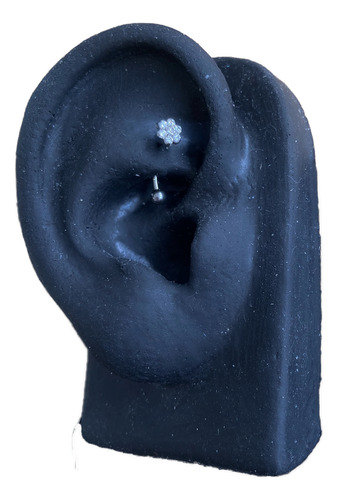 Piercing Micro Banana Bell Titânio Flor