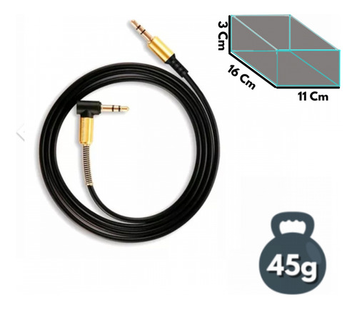 Cabo Auxiliar P2 90 Graus 1m - Alta Performance