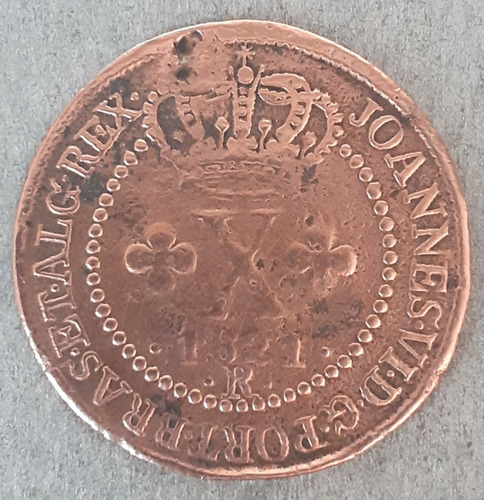 Moeda De X Réis De 1821 R Origem Brasil. Km#314 (Usado)