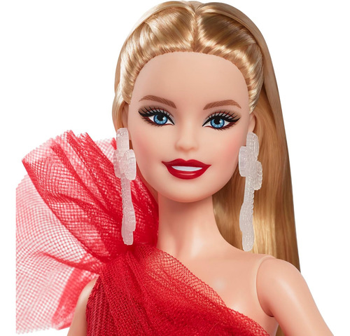 Mattel Barbie Holiday 2024 Rubia Meñeca De Coleccion