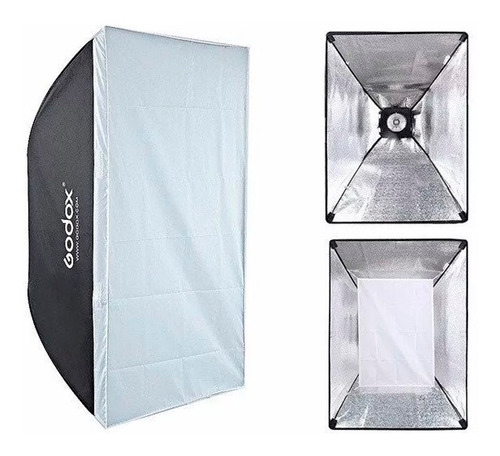 Imagen 3 de 5 de Softbox Rectangular Godox 70x100cm - Montura Bowens