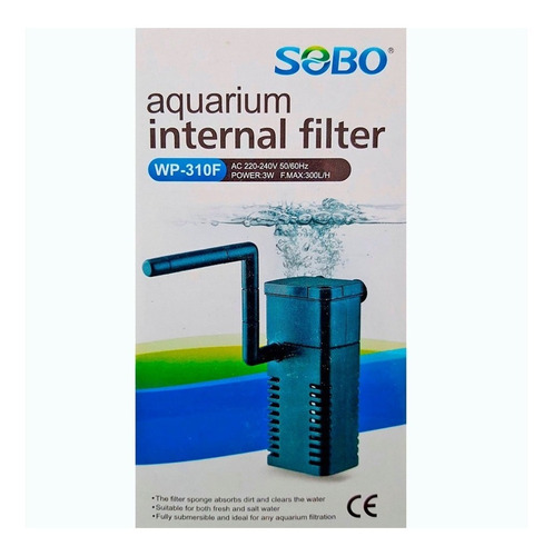 Filtro Interno Sobo Wp 310f 300 L/h Acuarios - Aqua Virtual 