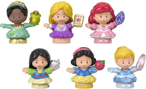Little People - Princesas De Disney - Set 6 Figuras