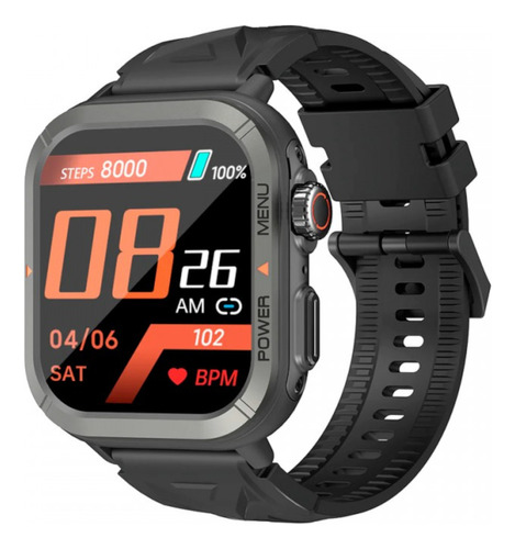Smartwatch Blackview W30 Pantalla de 1.91" Llamadas y Notificaciones Color Negro