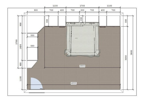 Projeto Guarda Roupas Planejado Com Plano De Corte