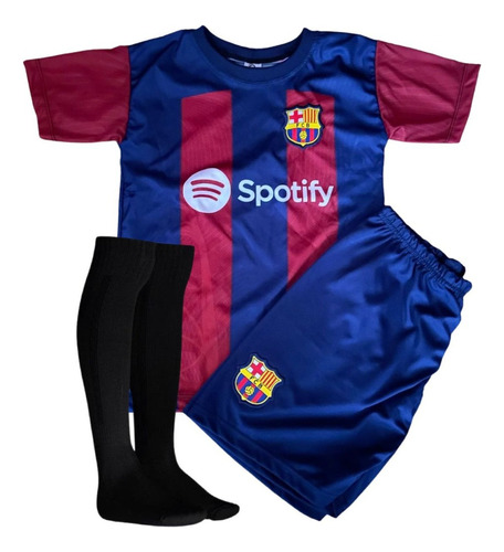 Uniforme Infantil Kit Camisa Shorts E Meião