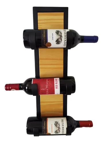 Botellero Colgante Estilo Industrial!!! Negro