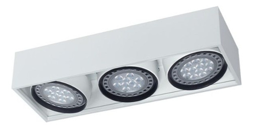 Plafon Techo Box Ar111 3 Alta Gama Led Incluido