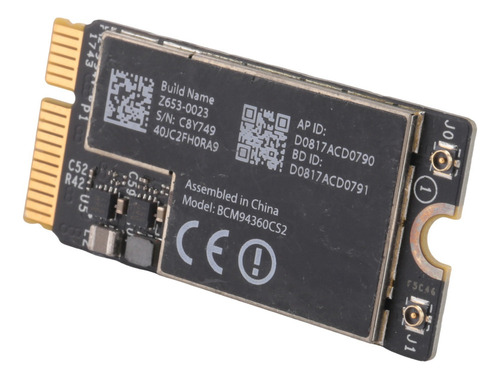 A Placa Wi-fi Sem Fio Hackin Bcm94360cs2 4.0 802.11ac