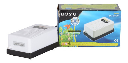 Aireador Boyu Sc-7500 2 Salidas Pecera Acuario Hidroponia