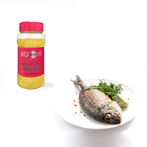 Alpont Mostaza Molida 270 Gramos 2 Piezas