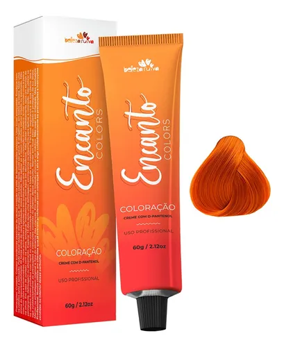 Coloração Encanto Colors 8.44 Louro Claro Cobre Intenso 60g
