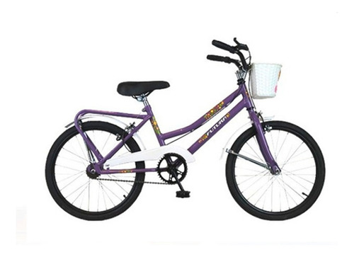 Bicicleta De Nena R20 Paseo Con Canasto Futura 5214