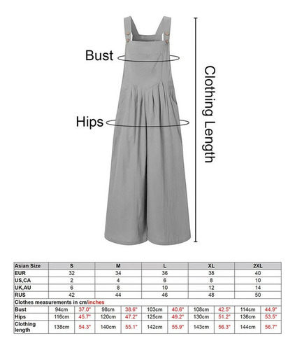 Monos Con Bolsillos Y Monos Talla De Mono Para Mujer