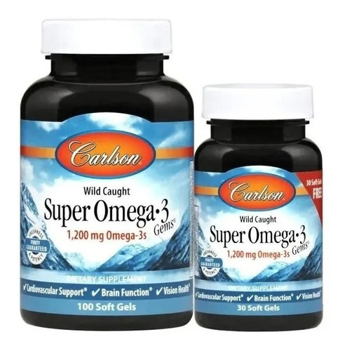 Carlson Labs  Norwegian Elite Omega3 Gems Fish Oil Resiste