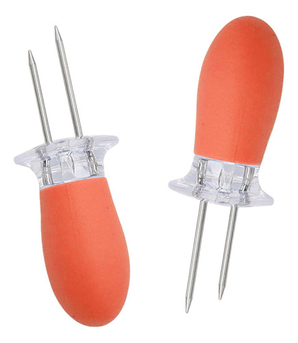 3 X 2 Piezas De Brochetas De Maíz De Acero Inoxidable,