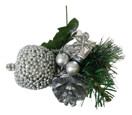 Kit 5 Pick De Natal Enfeite Natalino Noel Arranjo Mesa Decor