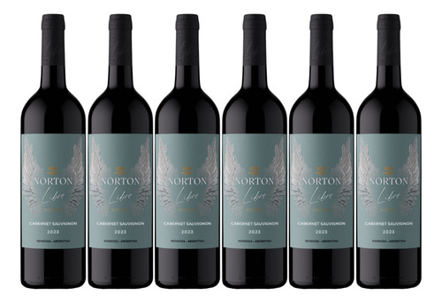 Vino Norton Libre Cabernet Sauvignon 750ml X6 - Pérez Tienda