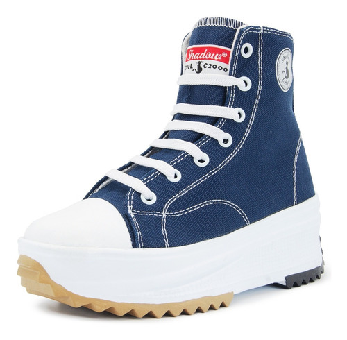 Tenis Bota Sneakers Moda Plataforma Suela Chunky Lona 22-26