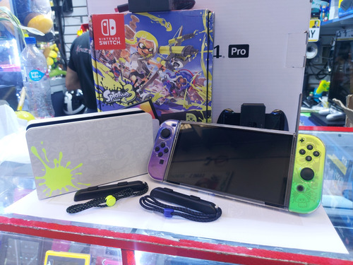 Consola Nintendo Switch Oled Version Splatoon 3 Seminuevo