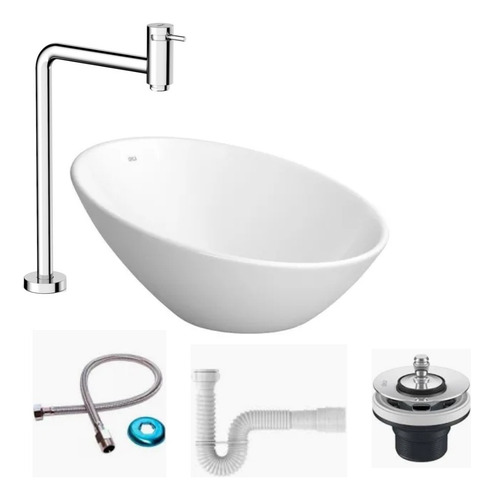 Kit Cuba Deca L1036 Com Torneira E Kit Instalação Completo