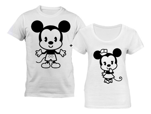 Par De Playeras De Pareja Minnie Mickey 14feb-015