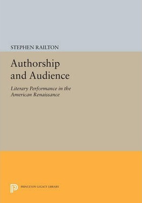 Libro Authorship And Audience - Stephen Railton