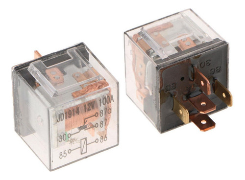 1 Par Jd1914 Automotriz 12vdc 100a 5 Pines Interruptor