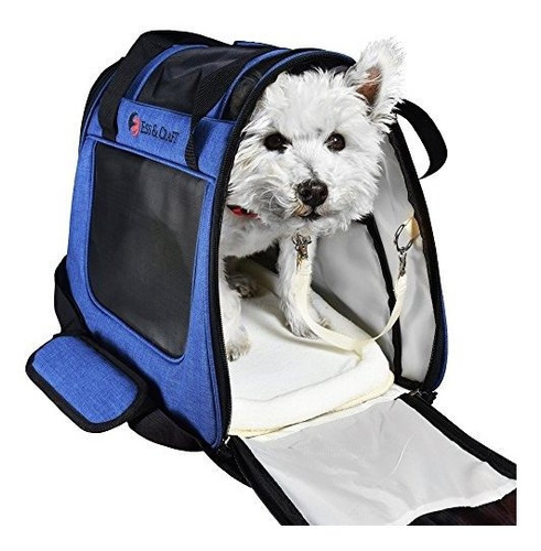 Ess And Craft Pet Carrier 2 Tone Blue Airline Approved | Bol