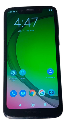 Motorola G7 Play 32 Gb Azul 2 Gb Libre Con Cargador Fact A Azul Oscuro (Usado)