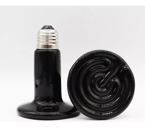 2 Lámpara De Calor Cerámica Infrarroja De 100w Para Rept