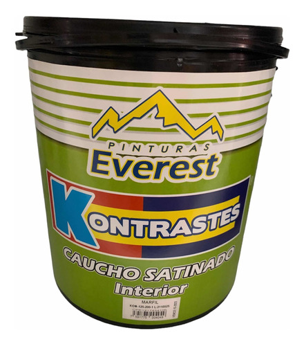 Pintura Caucho Satinado Marfil 1 Galon Everest