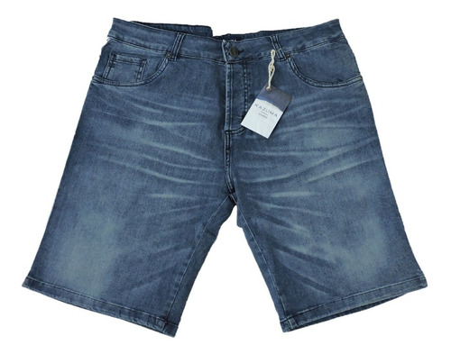 Bermuda Jeans Kazuma Libia Franja Lateral Chupin