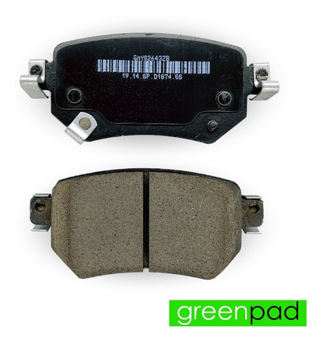 Kit Balatas Del Y Tras Cerámicas Mazda 6 2014 - 2021