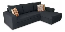 Comprar Sillon Sofa Esquinero Premium Bocaccio 2,30 X 1,60 Mts Chenille Jumper Antidesgarro Gris Oscuro Fullconfort