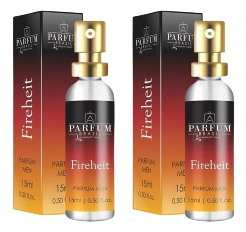Perfume Absoluty Color Parfum 15ml Men Fireheit - Kit 2un