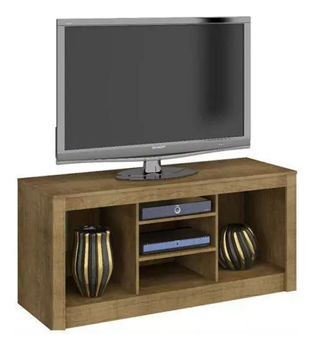 Rack Mesa Tv Lcd Dvd Hasta 55'' Mdp Living Color Roble