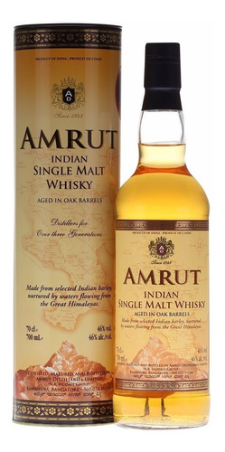 Whisky Amrut Indian Single Malt 700ml En Estuche