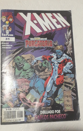 Historieta Comic * X - Men * Nº 34 Ed. Planeta D'agostini