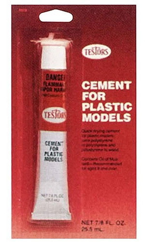 Testores Tes3512a Modelo Plástico Cemento, Cardada, 5/8 Oz