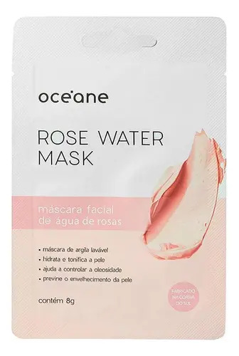 Máscara Facial Océane Rose Water Mask 8g